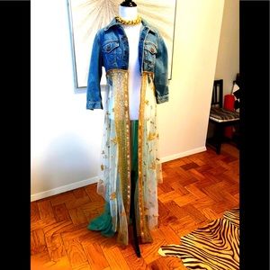 Jean faultier denim jean jacket s/m intermix saks